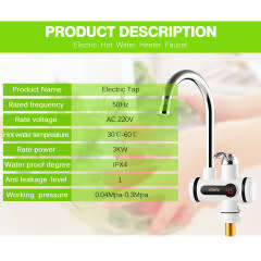 Kitchen / Bathroom Water Heater Tap Instant Electric Heating Water Faucet....POWER AND TIME SAVER !!