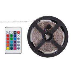 5m LED MULTI COLOUR + COOL WHITE LIGHT STRIP-50 000 HRS LIFE SPAN-REMOTE CONTROL-VARIOUS SETTINGS !!