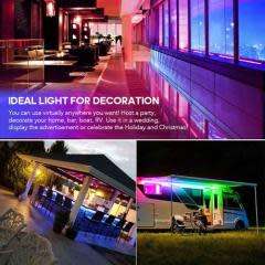 5m LED MULTI COLOUR + COOL WHITE LIGHT STRIP-50 000 HRS LIFE SPAN-REMOTE CONTROL-VARIOUS SETTINGS !!