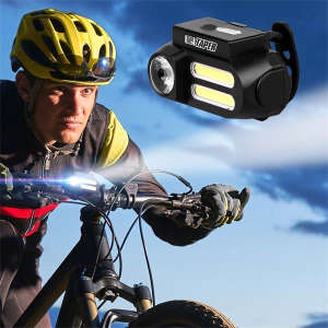 Bicycle Light - Rechargeable Multi-Function LED+COB-Waterproof-Super bright-Shock proof-LTD STOCK !