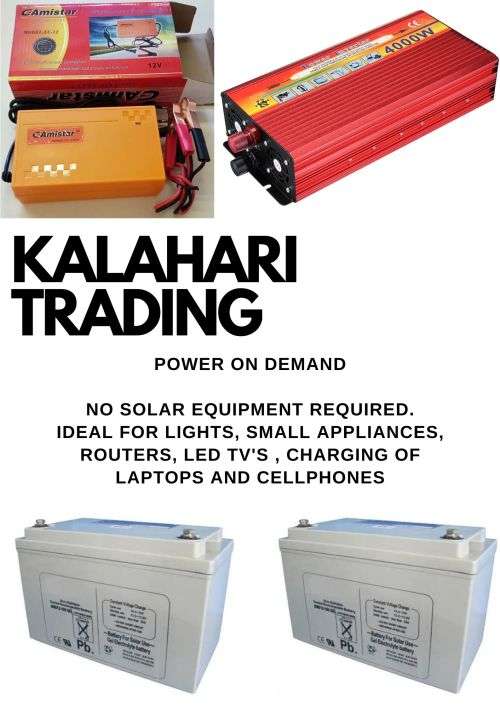 4000W POWER INVERTER - LOAD SHEDDING 100 BUSTER KIT...NO SOLAR EQUIPMENT REQUIRED...LTD STOCK !!