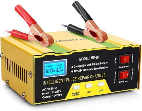 12/24V FULLY AUTO INTELLIGENT BATTERY CHARGER FOR BATTERIES UP TO 200AH-SUITABLE FOR LITHIUM BATTERY