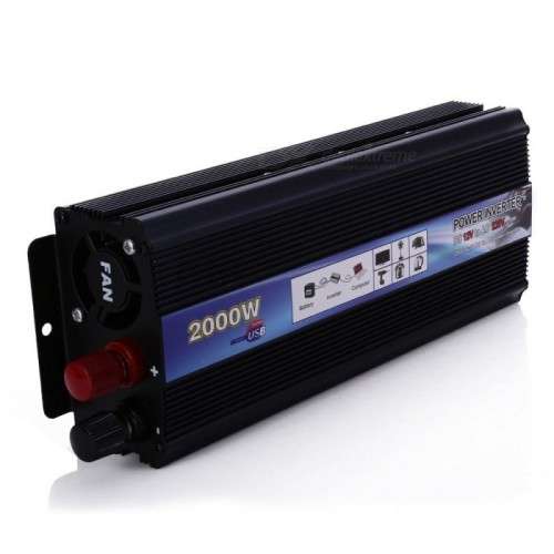 2000W POWER INVERTER DC 12V TO AC 220V / 2000W  MODIFIED SINE WAVE INVERTER /BEST PRICE IN SA  !