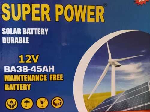 45AH DEEP CYCLE VRLA SOLAR BATTERY...LONG LIFESPAN...LTD STOCK AVAILABLE...PROVEN QUALLITY !!