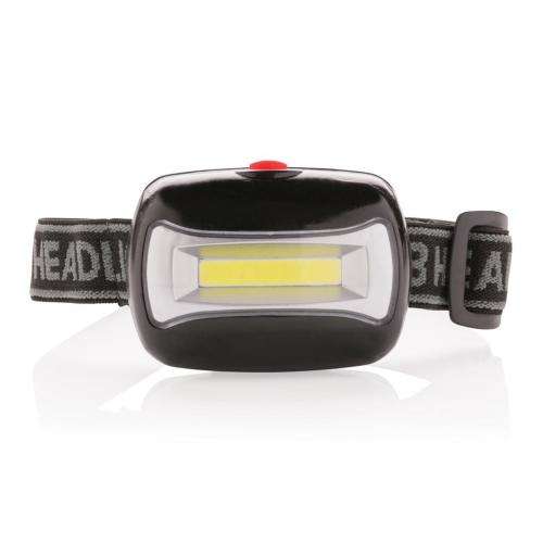 COB LED HEADLAMP / TORCH - 80 LUMENS - 3 X AAA BATTERIES INCLUDED