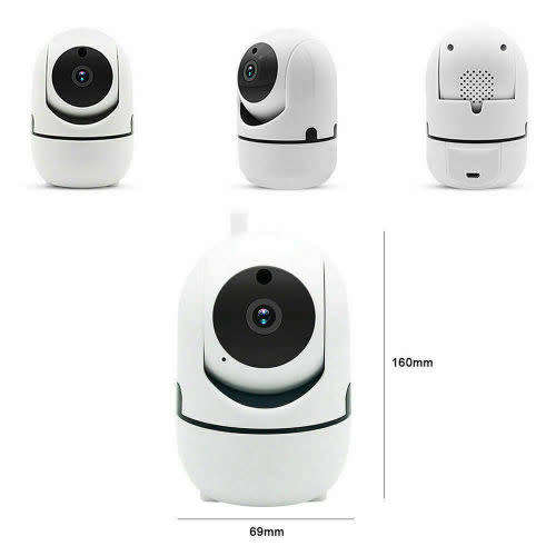 WIFI IP SECURITY HD SURVEILLANCE CAMERA , 2 WAY AUDIO , MOVEMENT TRACKING ,NIGHT VISION,CELL LINKED