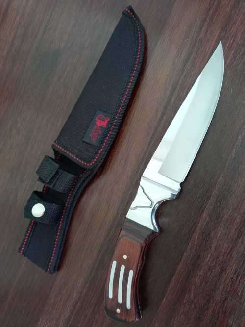A-COLUMBIA STAINLESS STEEL DAGGER WITH SHEATH-TOTAL LENGTH 260mm - 140 mm BLADE - ONLY 3 LEFT !