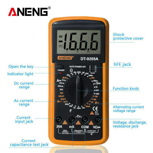 SENIT MULTIMETER - WIDE SPECTRUM DIGITAL MULTIMETER - LARGE LCD DISPLAY -AC ,DC and DIODE TESTING