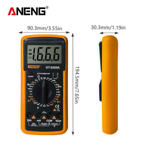 SENIT MULTIMETER - WIDE SPECTRUM DIGITAL MULTIMETER - LARGE LCD DISPLAY -AC ,DC and DIODE TESTING