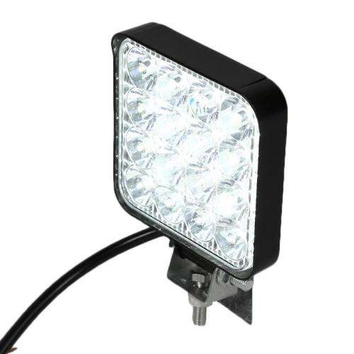 2 X QUAD / CAR /LDV 48W 5D PMMA LENS SUPER BRIGHT 16 LED LIGHTWEIGHT ALUMINIUM SPOT LIGHT