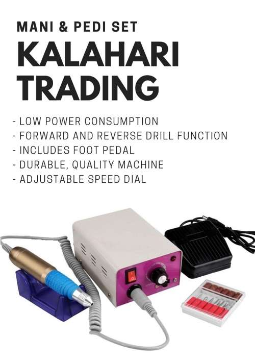 NAIL MANI PEDI DRILL SET...INCLUDING FOOT CONTROL PEDAL... 30 000RPM !!