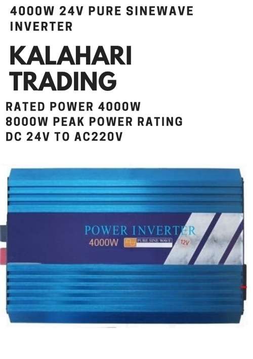 4000W 24V Pure Sinwave Inverter /8000W Surge Power /DC24V TO AC 220V /Superior Quality/Ltd Offer !