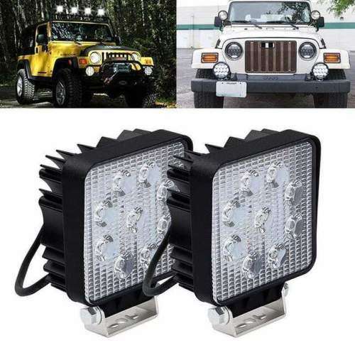 TRUCK / CAR /LDV 27W 5D ULTRA BRIGHT PMMA LENS SUPER BRIGHT 9 LED LIGHTWEIGHT ALUMINIUM SPOT LIGHT