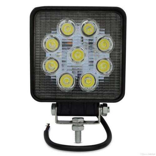 TRUCK / CAR /LDV 27W 5D ULTRA BRIGHT PMMA LENS SUPER BRIGHT 9 LED LIGHTWEIGHT ALUMINIUM SPOT LIGHT