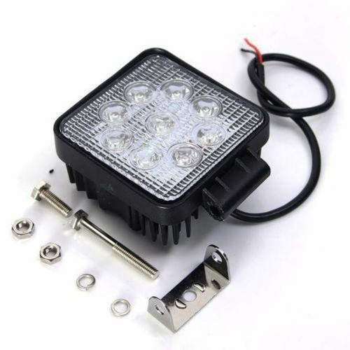 TRUCK / CAR /LDV 27W 5D ULTRA BRIGHT PMMA LENS SUPER BRIGHT 9 LED LIGHTWEIGHT ALUMINIUM SPOT LIGHT