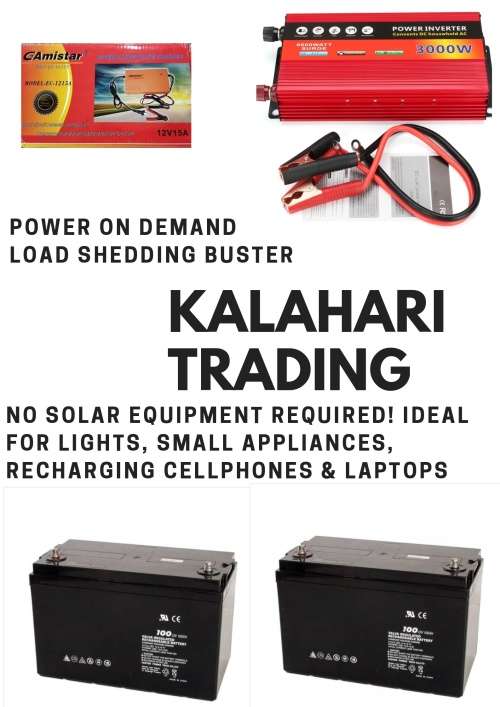 2000W 2.4KW BATTERY STORAGE DIY POWER KIT-LOAD SHEDDING BUSTER KIT-NO SOLAR EQUIPMENT REQUIRED