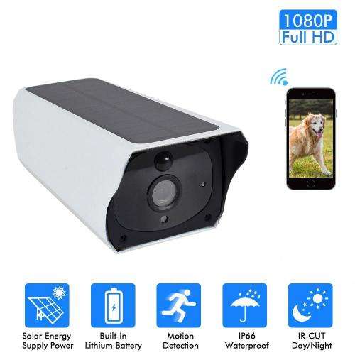 WIFI SOLAR SECURITY SURVEILLANCE CAMERA ,NEVER RUNS OUT OF POWER - RECHARGE ITSELF EVERYDAY !!