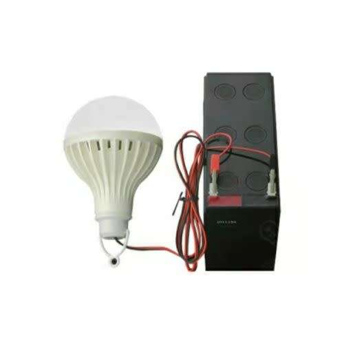 12V LED 5W HQ GLOBE-DAYLIGHT HIGH BRIGHTNESS COOL WHITE-LED LIGHT WITH BATTERY CONNECTING LEADS