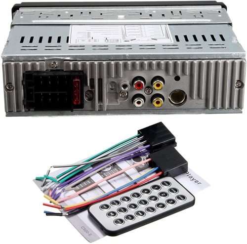 Car Bluetooth Audio Stereo Radio Player Receiver-MP3 Player-Auxiliary Input-SD Slot-FM-50Wx4-Remote