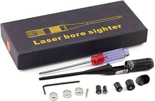 Laser Bore Sighter Collimator Sighting System From .22 To 50 Calibre Handguns and Rifles