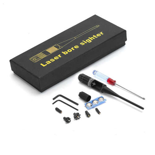Laser Bore Sighter Collimator Sighting System From .22 To 50 Calibre Handguns and Rifles