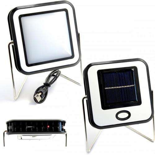 Solar Zoom Camping/Emergency Led Light - Sollar or AC Charge Function - Can Charge Your Cell Phone !