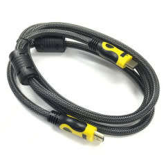 5M HDMI - 4K ULTRA HD - 3D - 21:9 - HIGH SPEED BRAIDED CONNECTOR CABLE