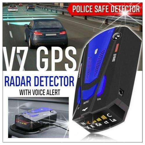 Radar and Laser Detectors - 360 Car Camera Blue V7 Testing System Cobra 16 Band 360 Laser Radar