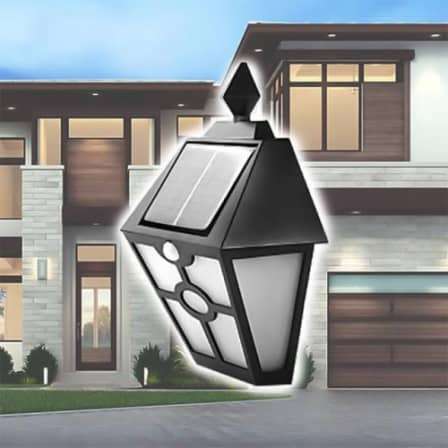 LED SOLAR WALL LIGHT / WALKWAY LIGHTS / GARDEN LIGHTS / CLASSIC DESIGN
