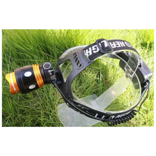 2000LM LED HEADLAMP/TORCHandHEAD STRAP-2XRECHARGABLE 18650 BATTERIES INCLUDED-ADJUSTABLE FOCUS