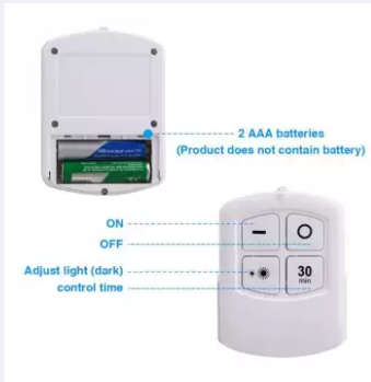 LED Lighting SET OF 3 REMOTE CONTROLED  - 3XAAA BATTERIES INCL - BARGAIN BUY !!