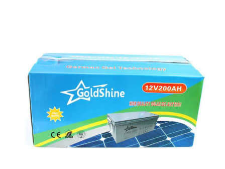 200ah 12v - DEEP CYCLE GS GEL-Valve Regulated Sealed Battery - Real Quality - Ideal for solar use !