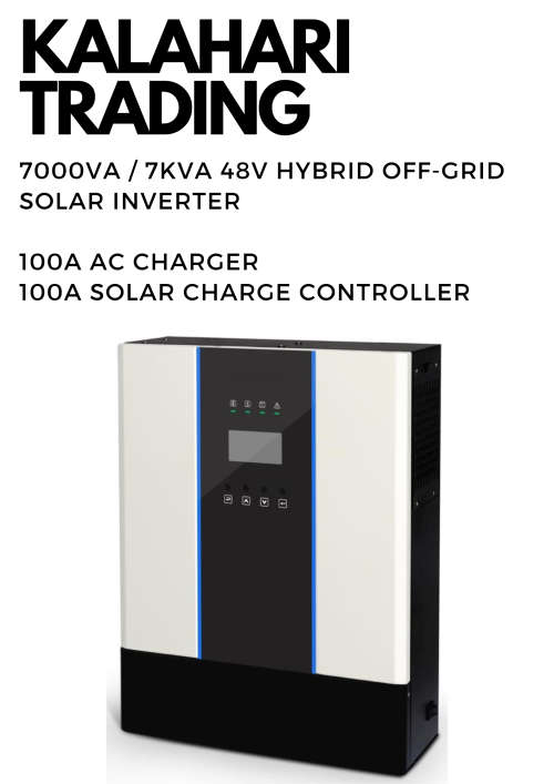 7kva/7000va 48V PARALLEL HYBRID PURE SINE WAVE INVERTER-100a MPPT CHARGE CONTROLLER&100a Ac CHARGER