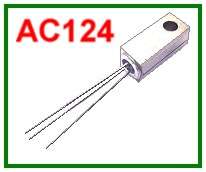 AC124  -  PNP Germanium Transistor - Equivalent to AC128