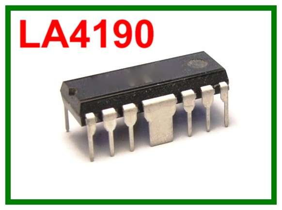 LA4190  -  Dual Audio Amplifier IC -  (see description)