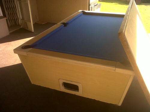 Coin Operated Pool table
