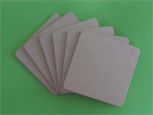 6 x Wooden Coasters for decoupage