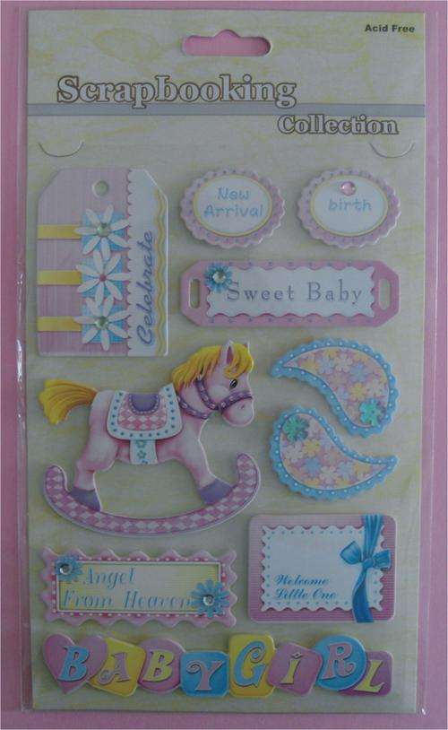 Beautiful Baby Girl Stickers