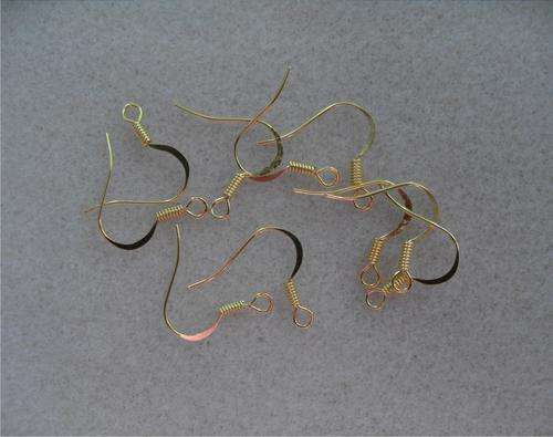 Goldtone Earring Wires - 10's