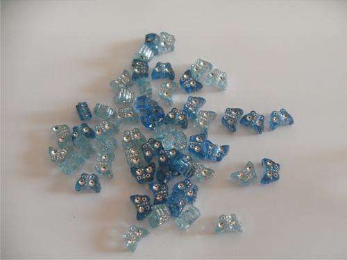 Blue Sparkle Beads 2 shades - 50's