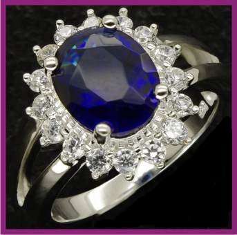 Striking Sapphire Ring