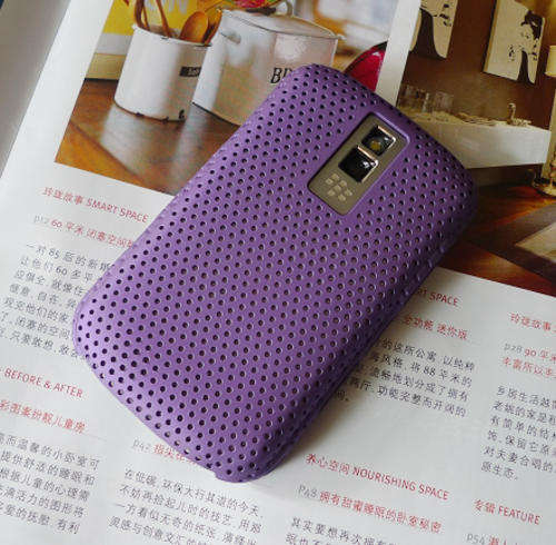 Cellphone Cover Cellphone Case Net Case For Blackberry 9000 - Purple