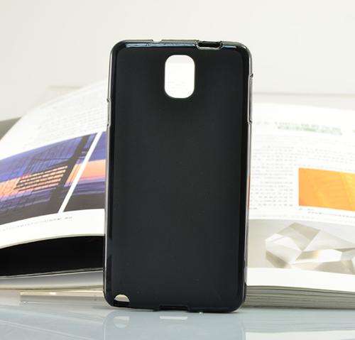Soft Gel TPU Cellphone Cover For Samsung Galaxy Note 3 N9000 - Black