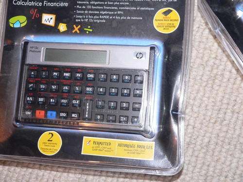 HP 12C Platinum (DAMAGED PACKAGING)