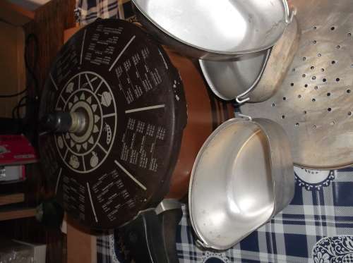 Tedelex 7 litre pressure cooker with new seal and all inserts