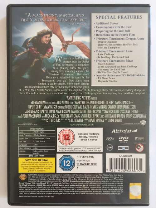 Harry Potter DVDs - complete set