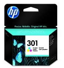Genuine HP 301 ink cartridge (colour)