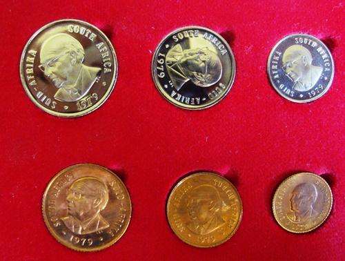 BRILLIANT PROOF IN SA MINT HOLDER SET 20c TO 1c