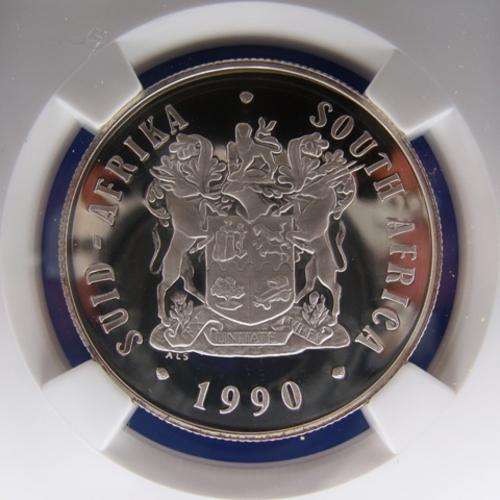 HIGHEST NGC GRADED 1990 PROOF SILVER R1 (PF69UC)