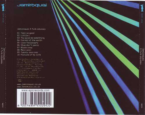 JAMIROQUAI - A funk odyssey CDEPC 6316 (FREE BULK SHIPPING)
